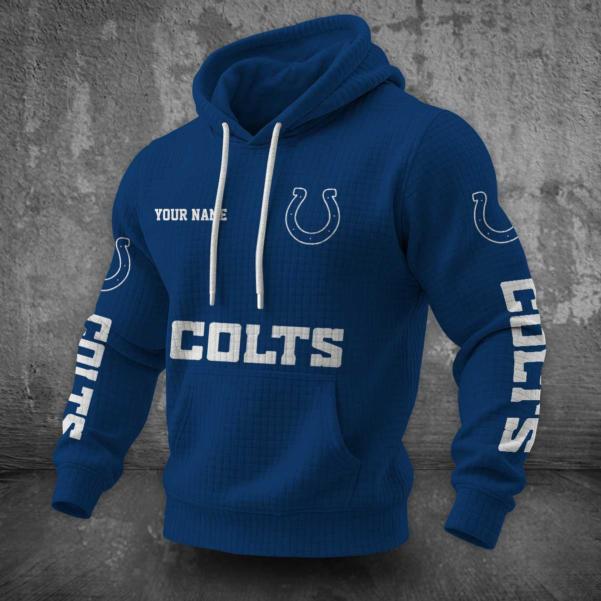Indianapolis Colts Waffle Hoodie PLDT2077_314