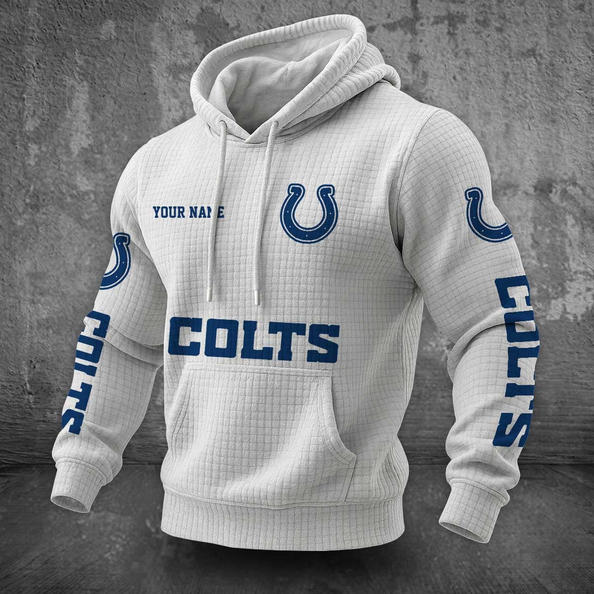 Indianapolis Colts Waffle Hoodie PLDT2077_314