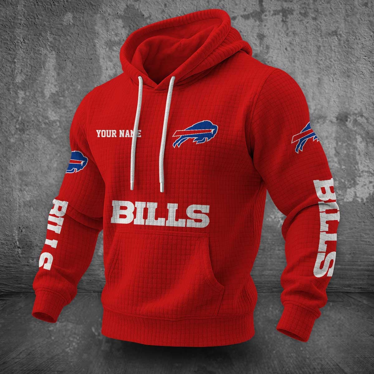 Buffalo Bills Waffle Hoodie PLDT2077_304