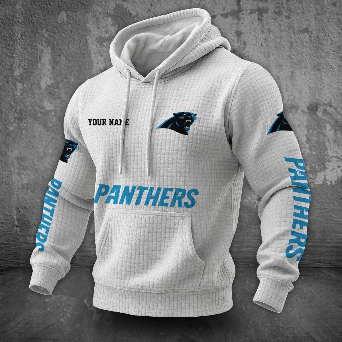 Carolina Panthers Waffle Hoodie PLDT2077_305