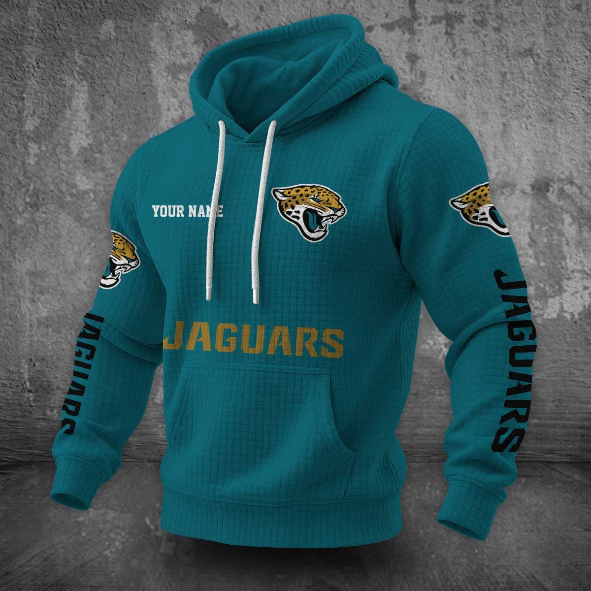 Jacksonville Jaguars Waffle Hoodie PLDT2077_315
