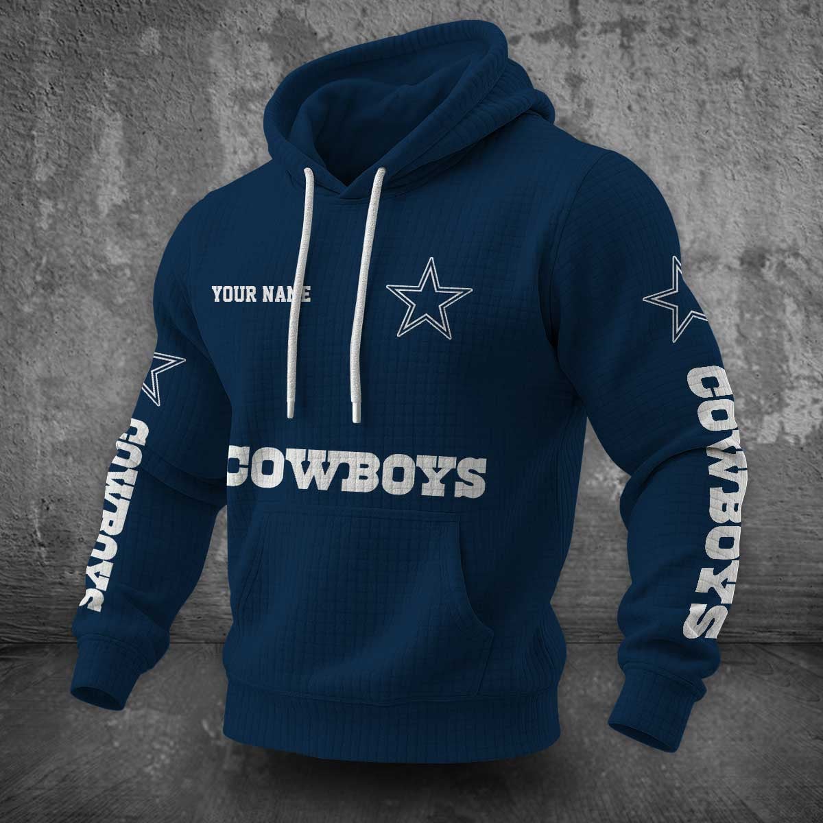 Dallas Cowboys Waffle Hoodie PLDT2077_309