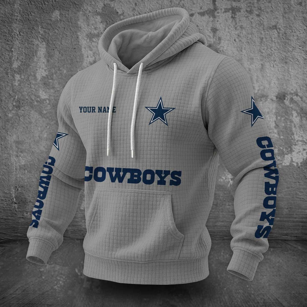 Dallas Cowboys Waffle Hoodie PLDT2077_309