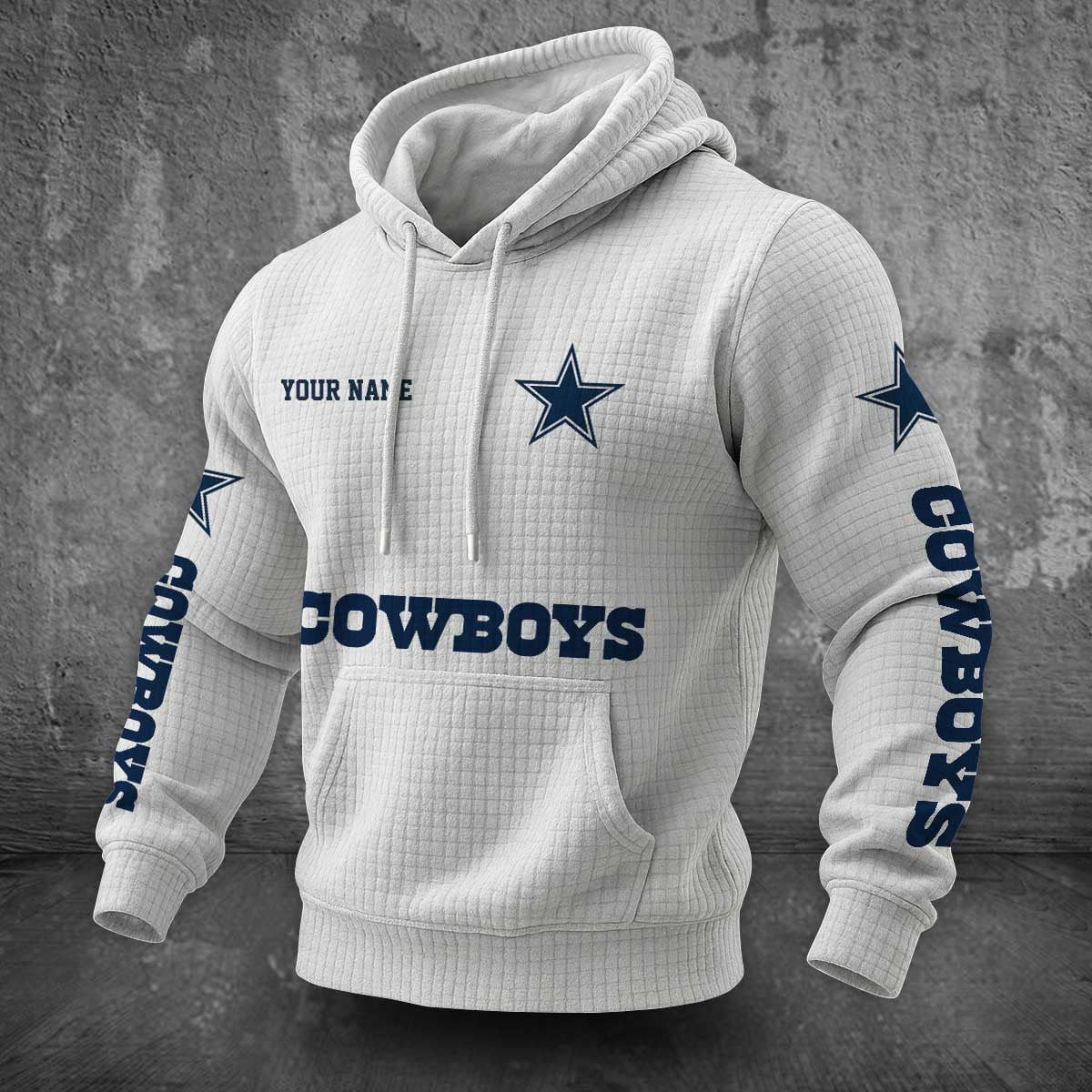 Dallas Cowboys Waffle Hoodie PLDT2077_309