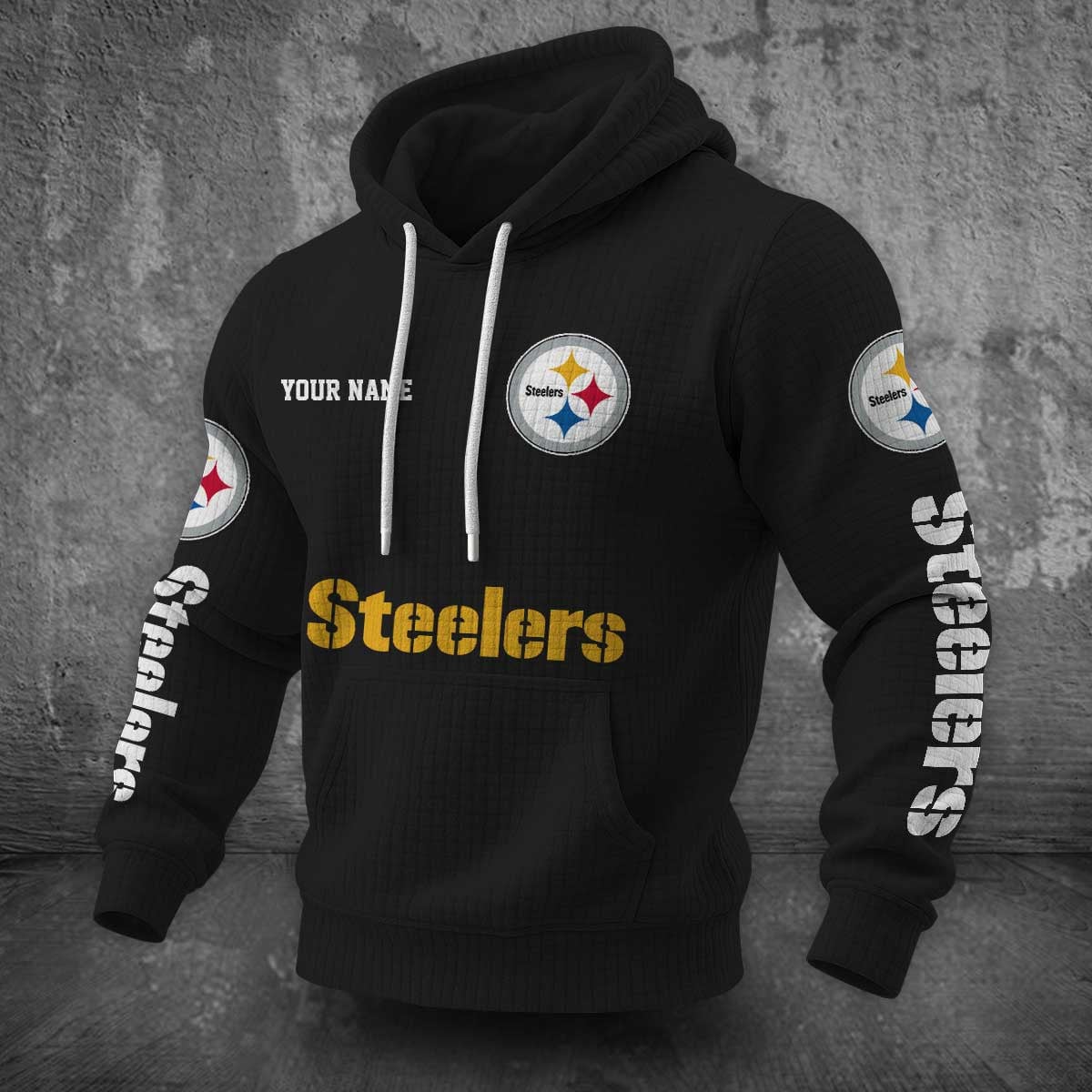 Pittsburgh Steelers Waffle Hoodie PLDT2077_327