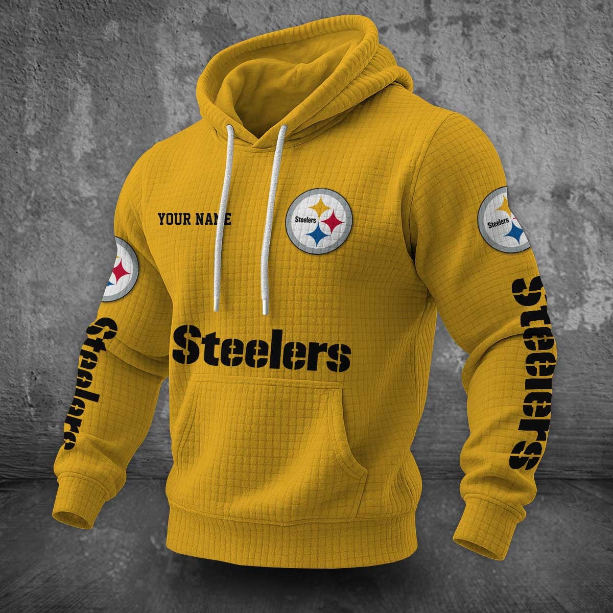 Pittsburgh Steelers Waffle Hoodie PLDT2077_327