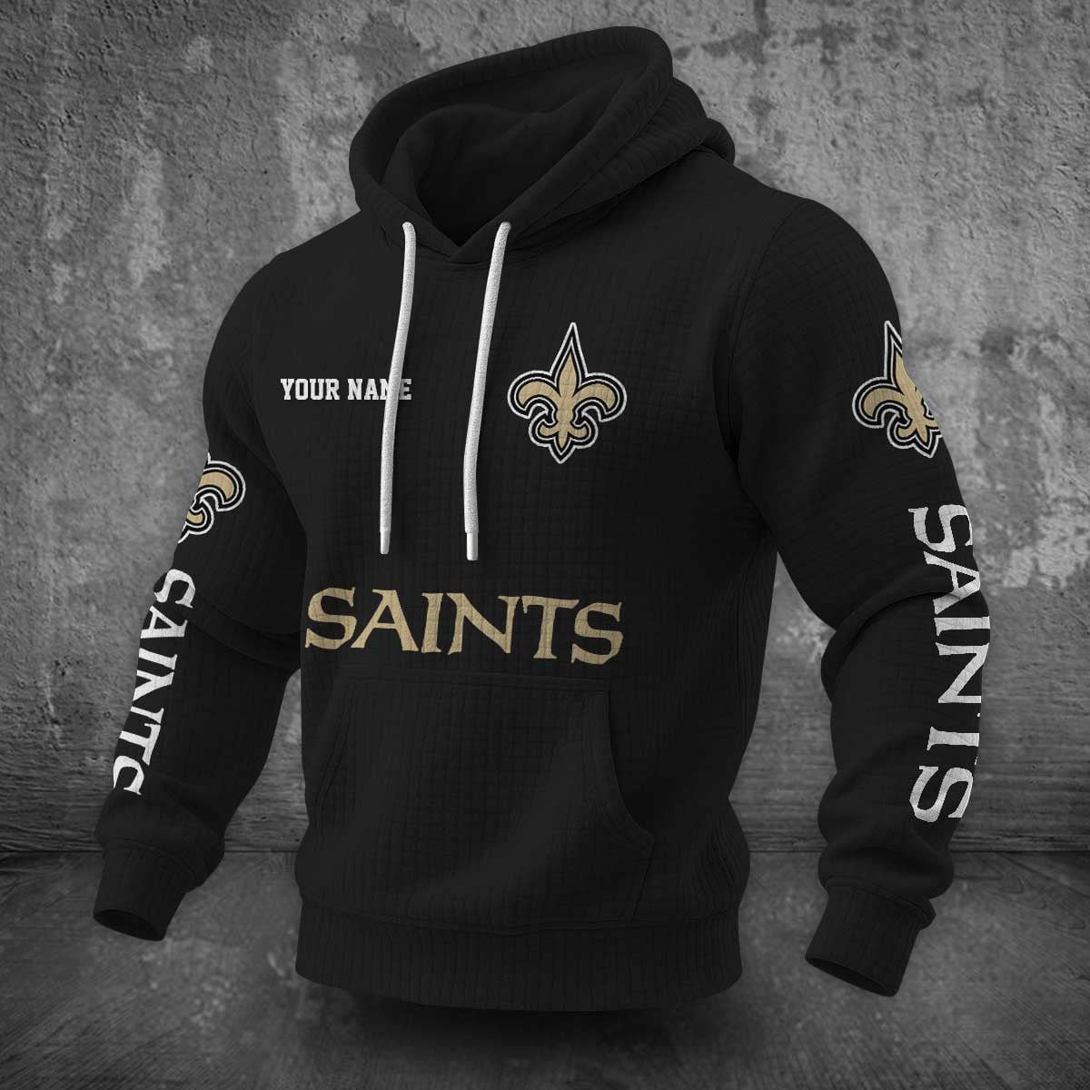New Orleans Saints Waffle Hoodie PLDT2077_323