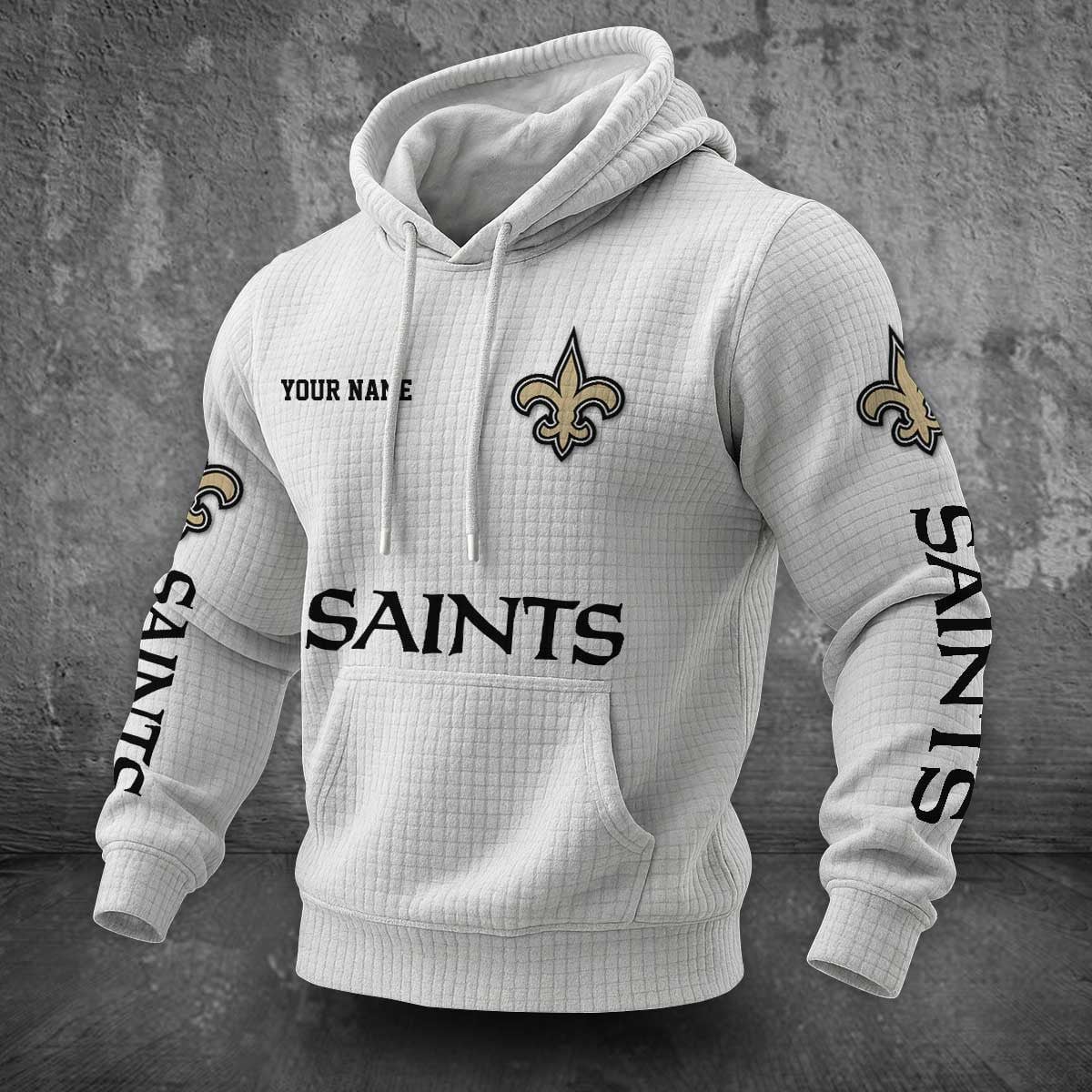 New Orleans Saints Waffle Hoodie PLDT2077_323