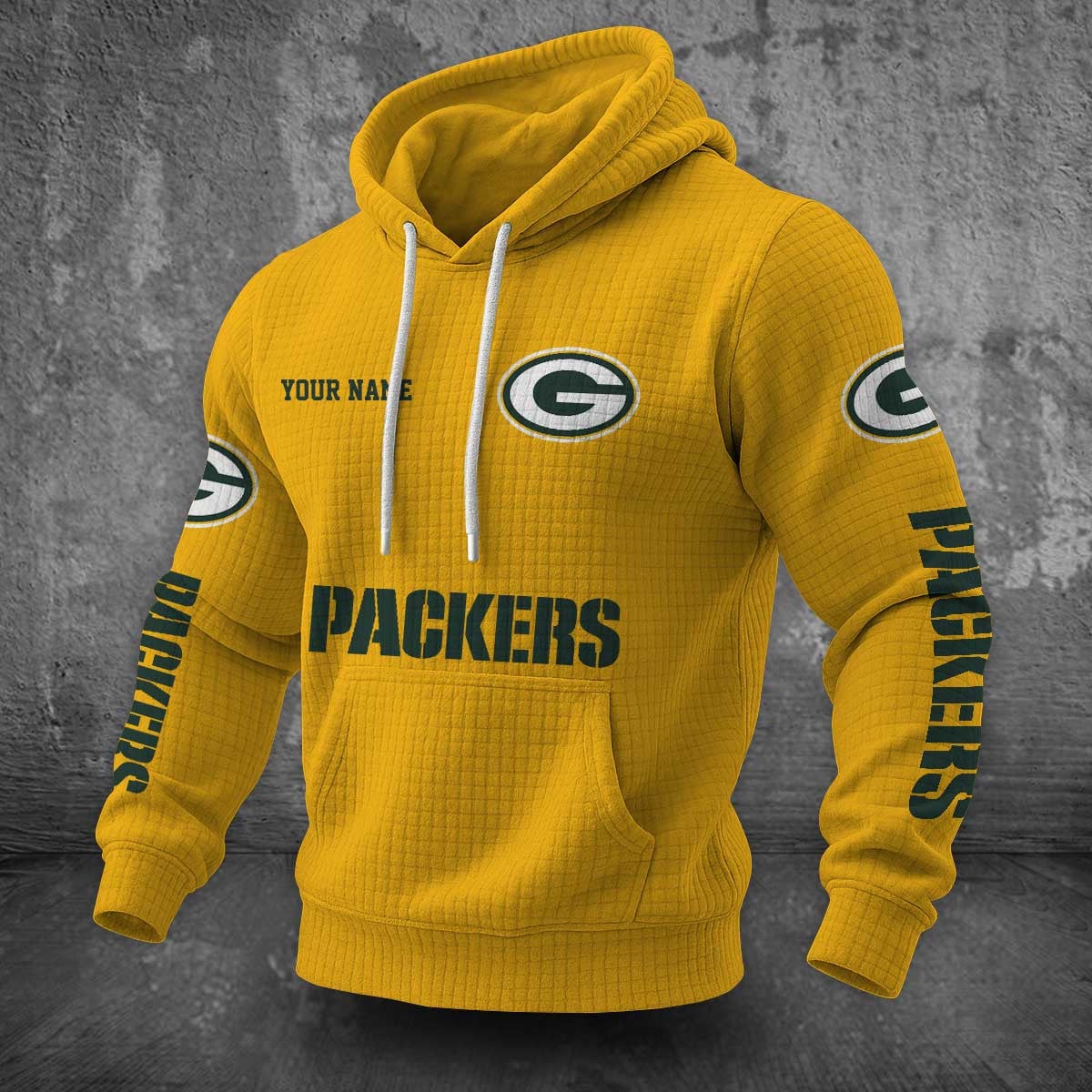 Green Bay Packers Waffle Hoodie PLDT2077_312