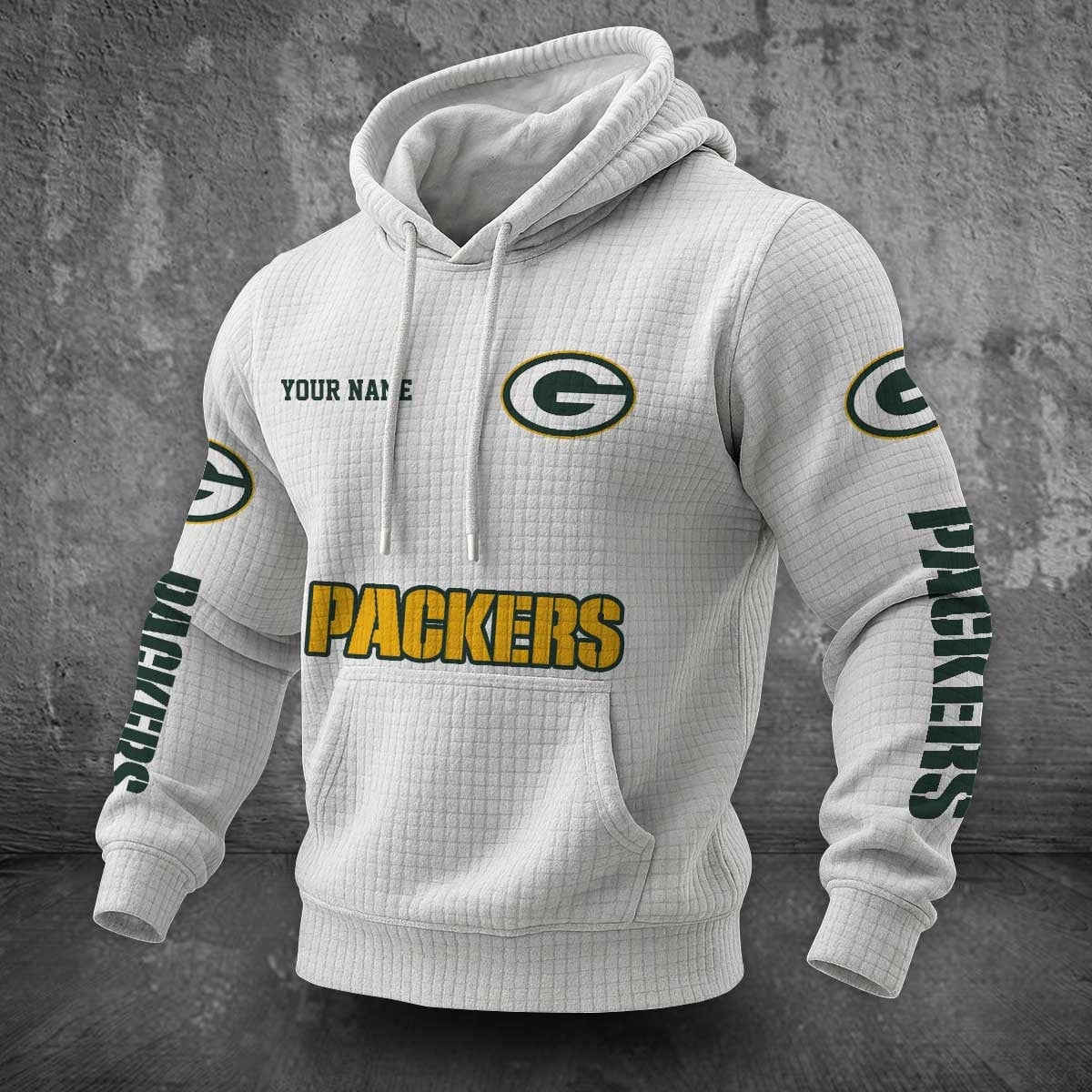 Green Bay Packers Waffle Hoodie PLDT2077_312
