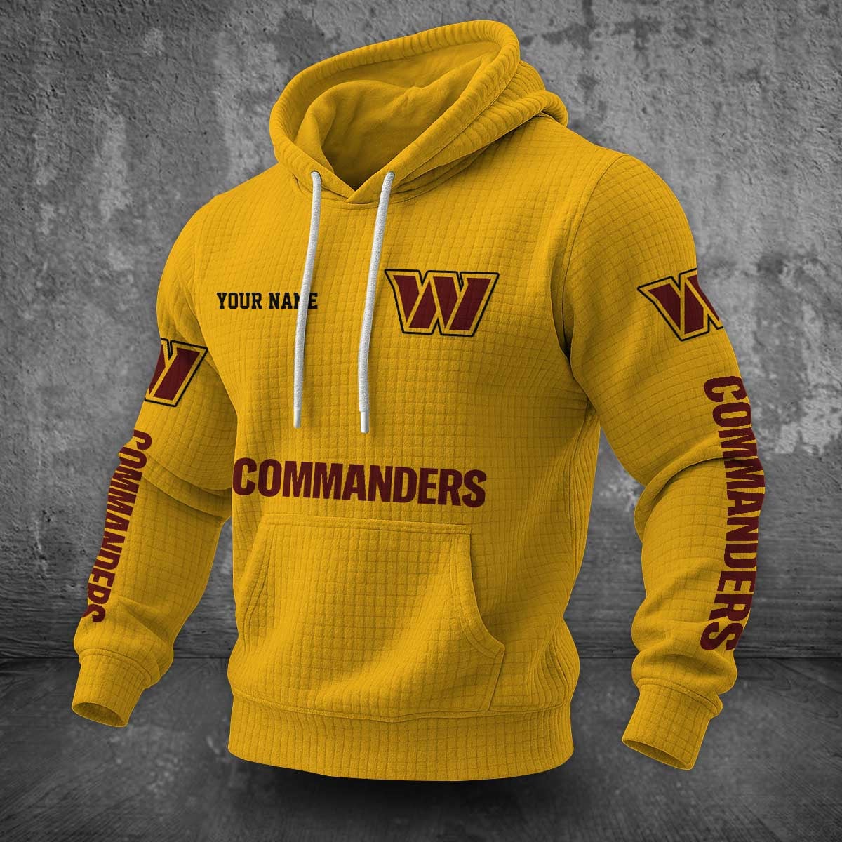Washington Commanders Waffle Hoodie PLDT2077_332