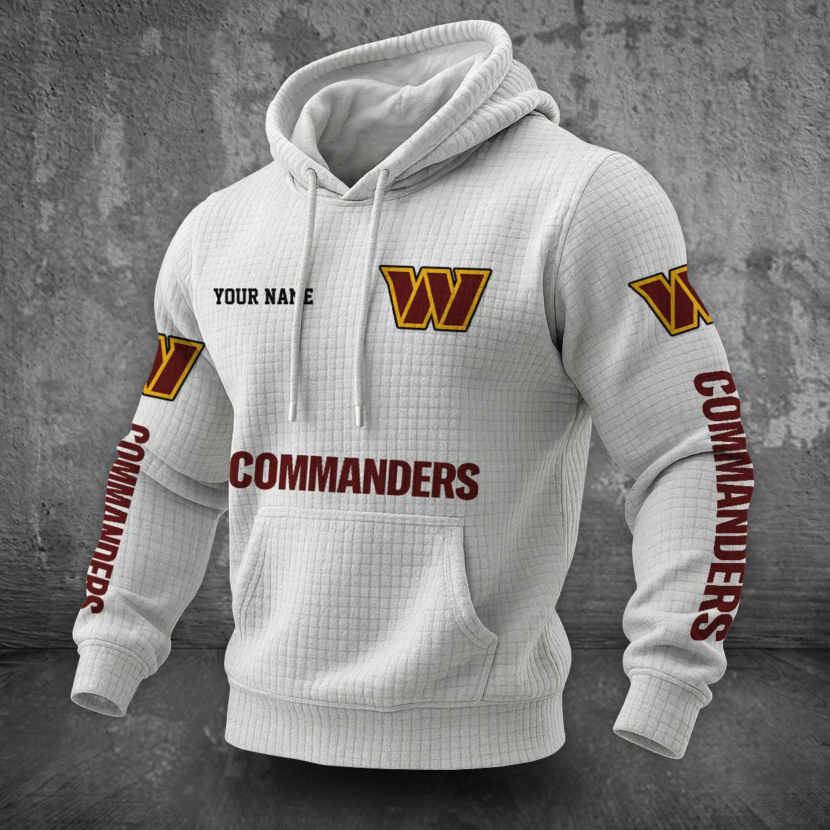 Washington Commanders Waffle Hoodie PLDT2077_332