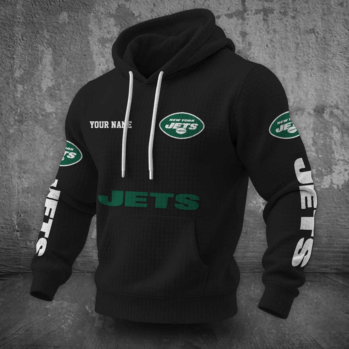New York Jets Waffle Hoodie PLDT2077_325
