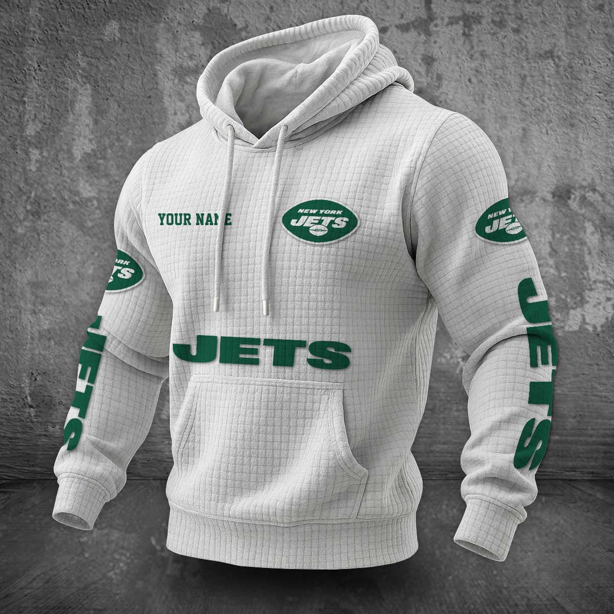 New York Jets Waffle Hoodie PLDT2077_325