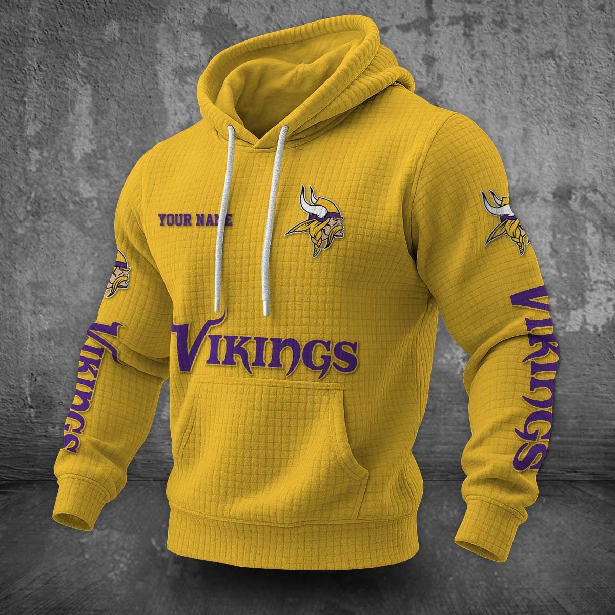 Minnesota Vikings Waffle Hoodie PLDT2077_321