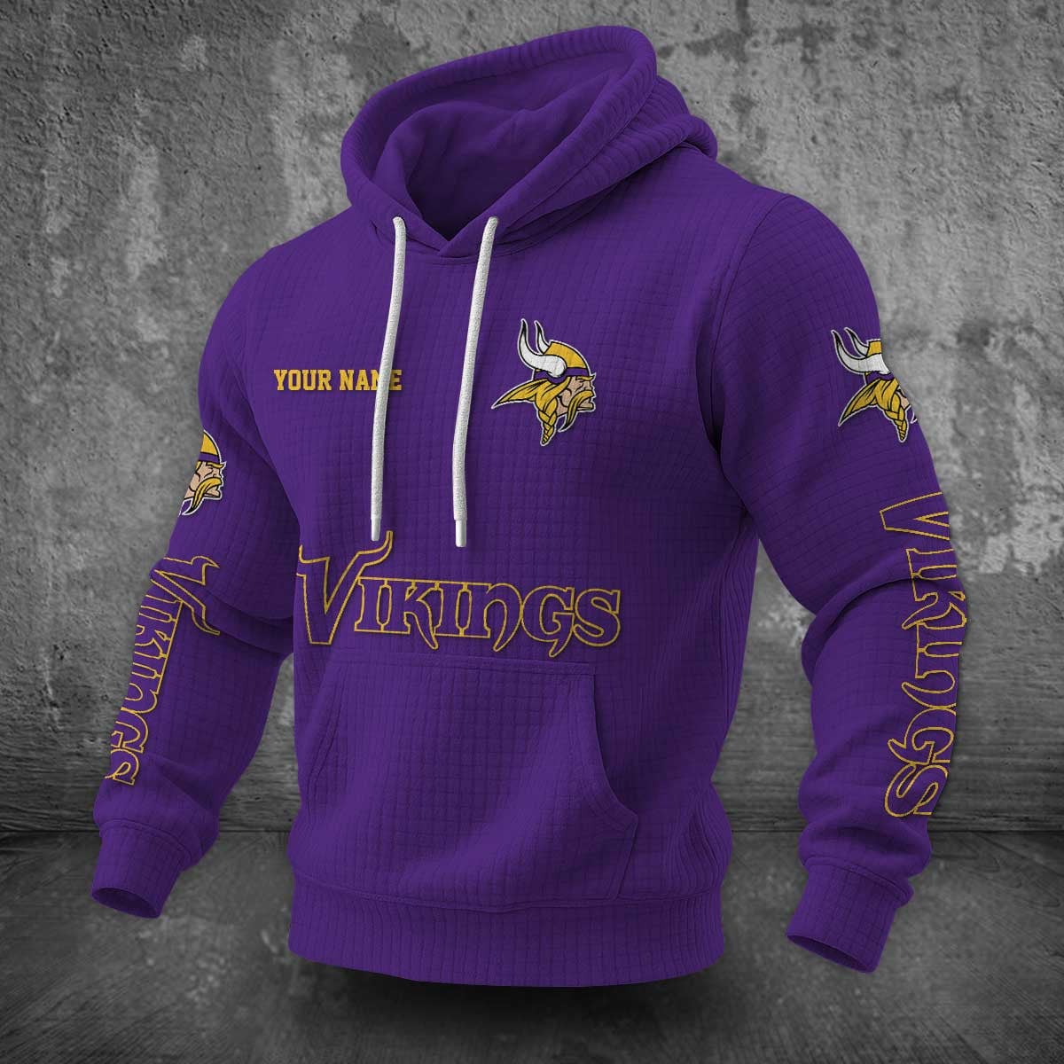 Minnesota Vikings Waffle Hoodie PLDT2077_321