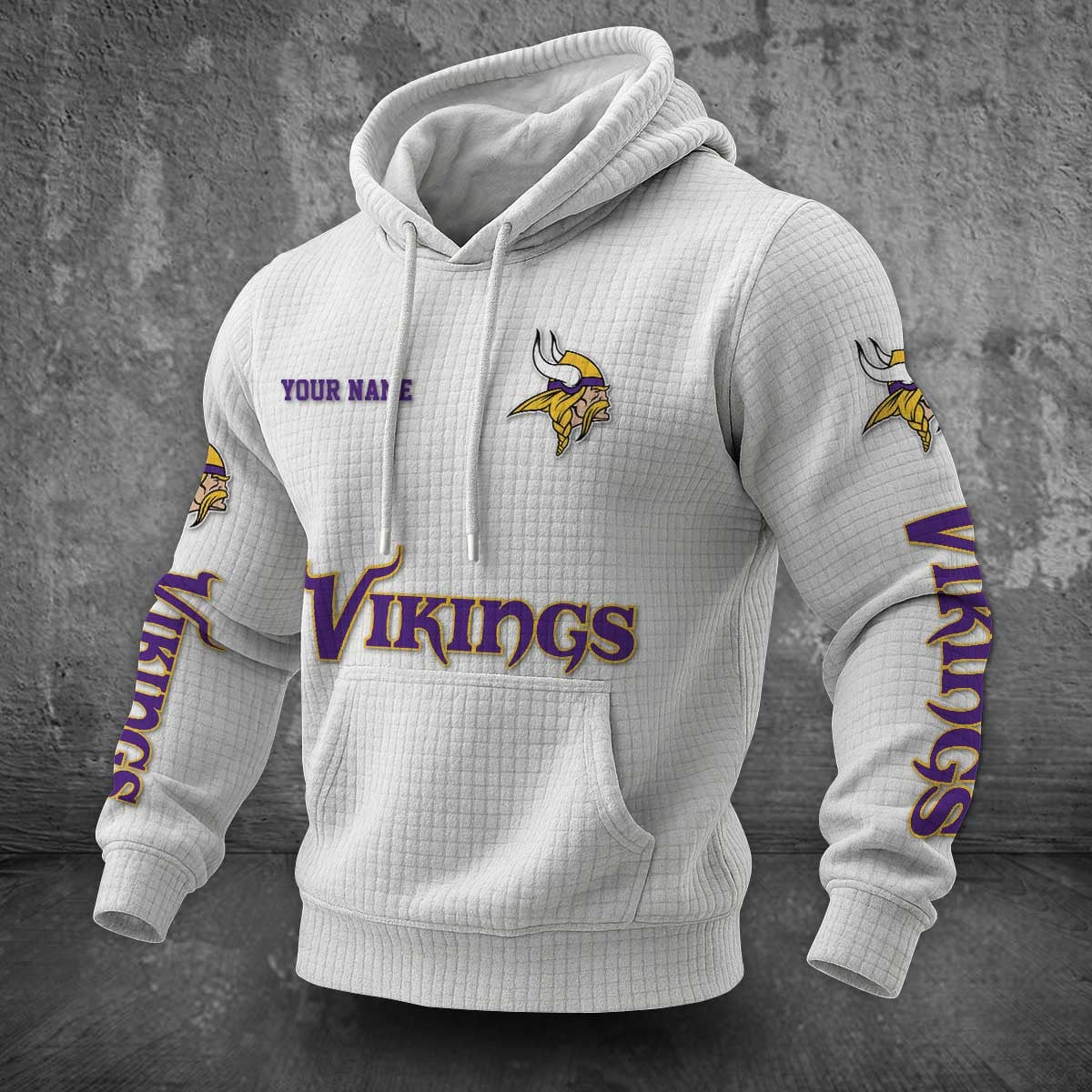 Minnesota Vikings Waffle Hoodie PLDT2077_321