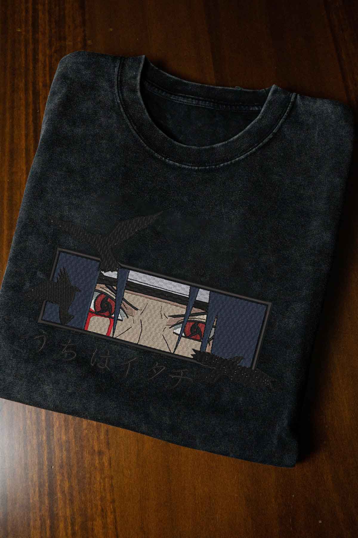 Itachi Eyes Embroidery Tee