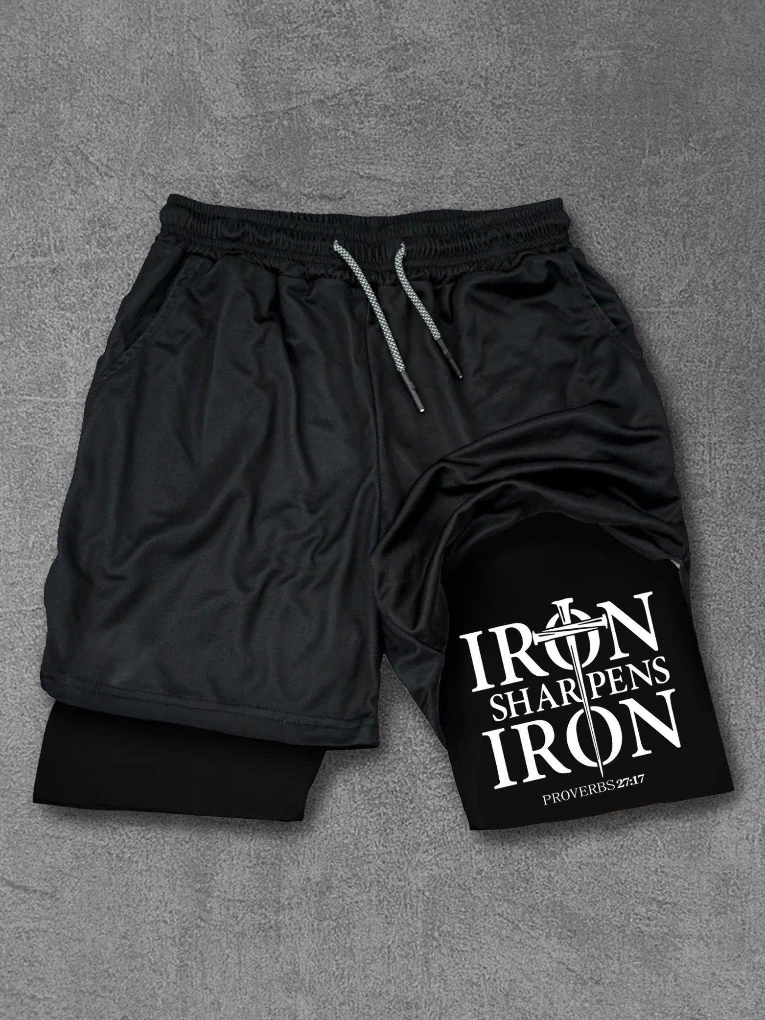 iron sharpens iron Performance Training Shorts