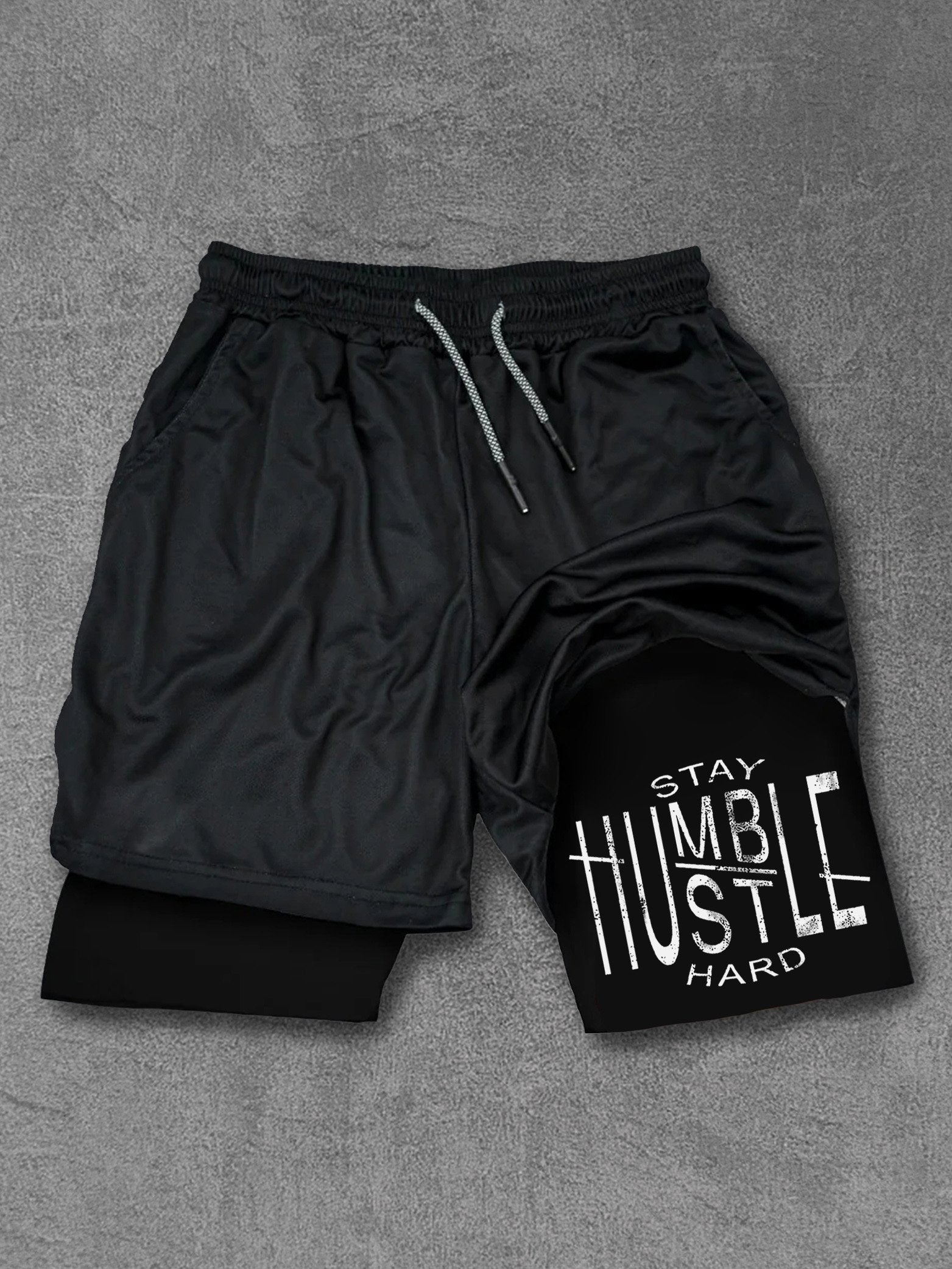 stay humble hustle hard Performance Training Shorts