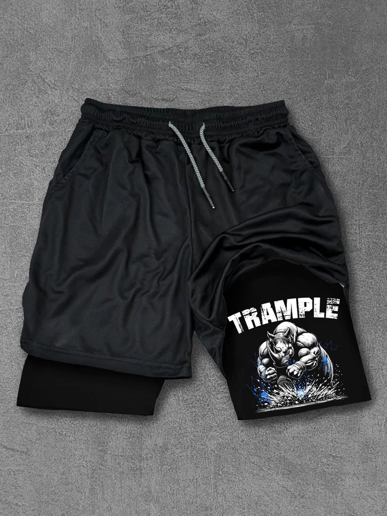 trample rhino Performance Training Shorts