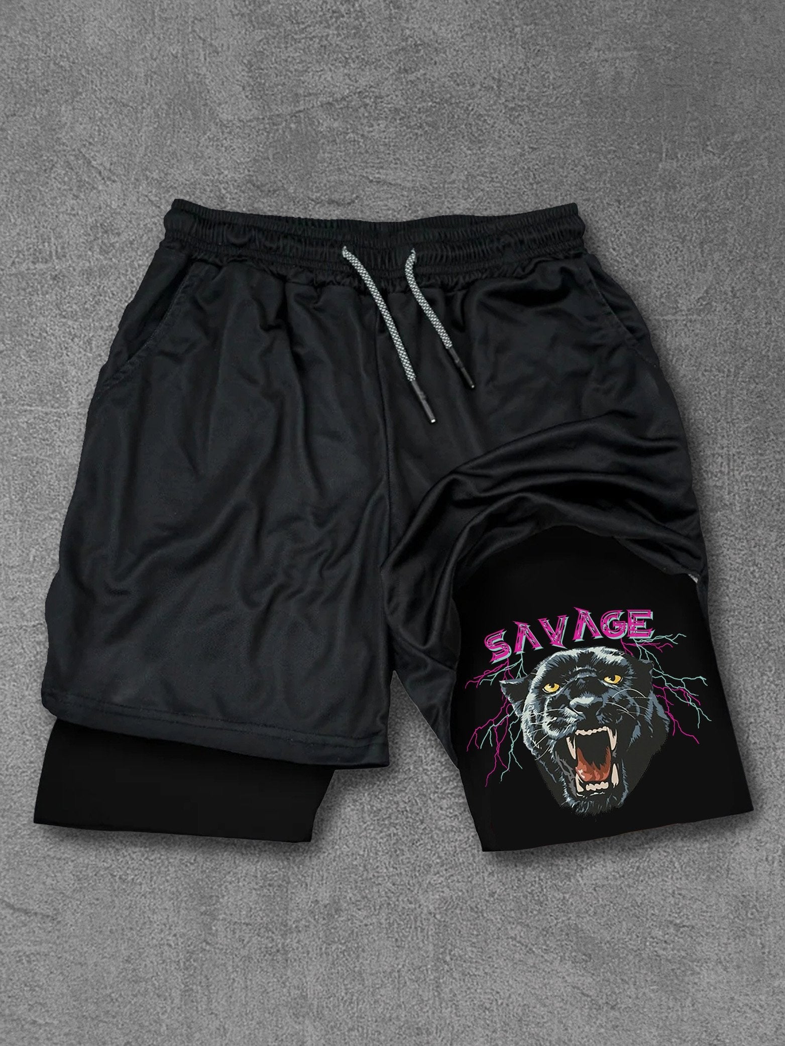 savage panther Performance Training Shorts