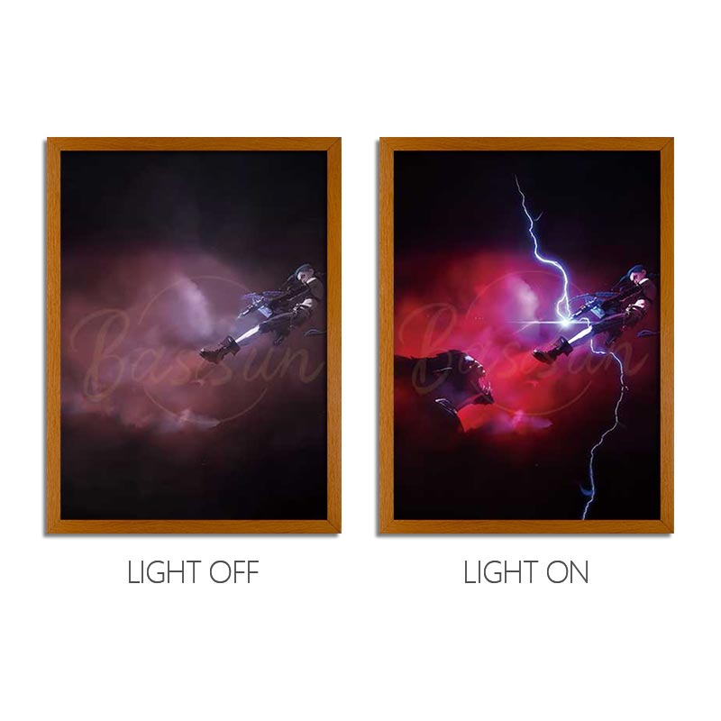 Arcane Anime Light Box – LED Light Painting Photo Frame Wall Art