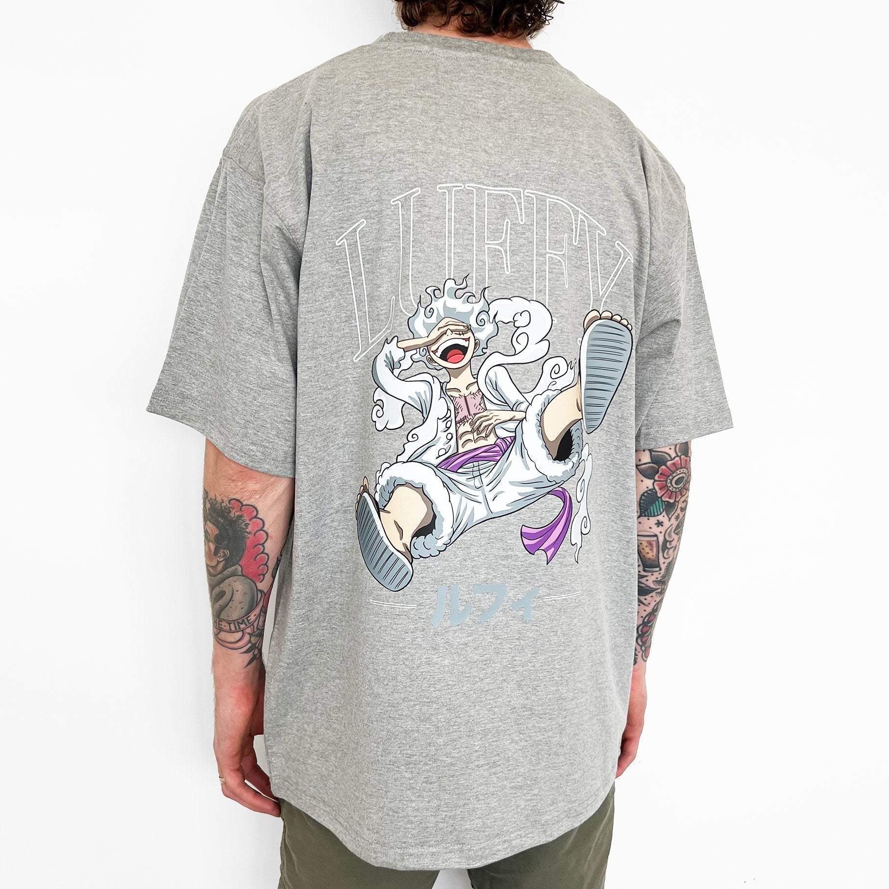 Luffy Tee (heather grey)