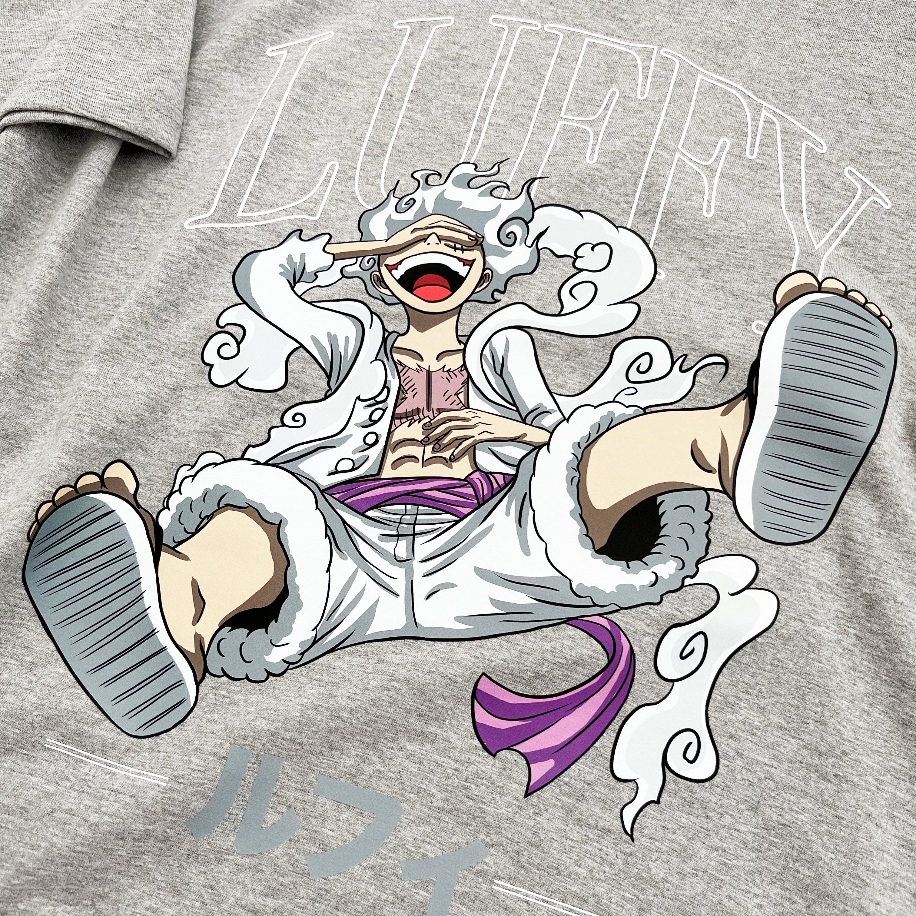 Luffy Tee (heather grey)