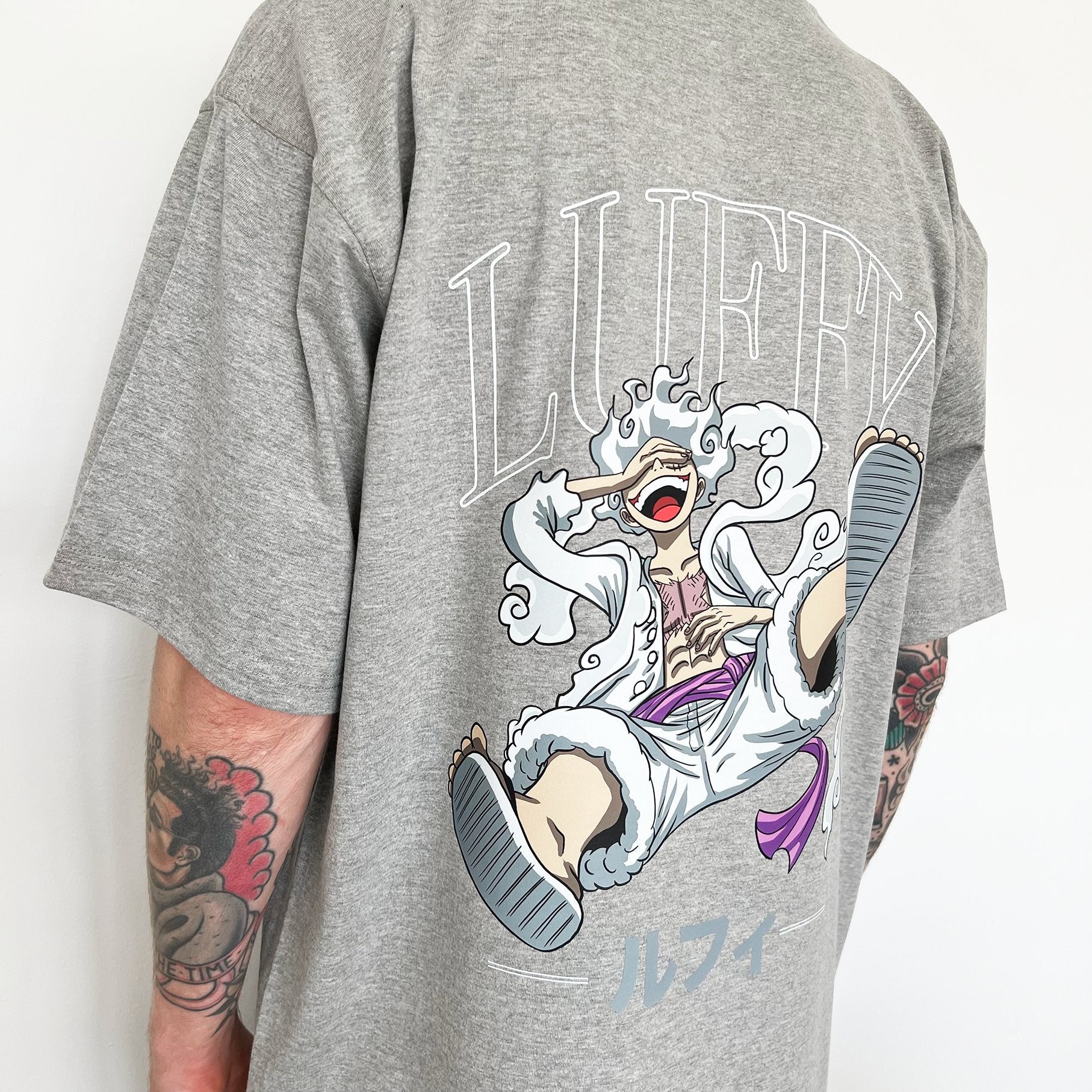 Luffy Tee (heather grey)