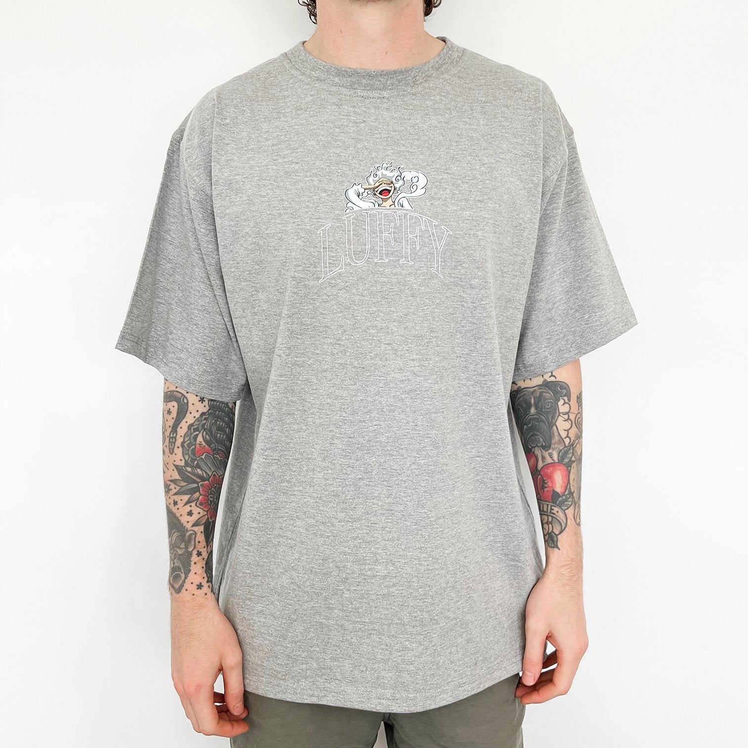 Luffy Tee (heather grey)
