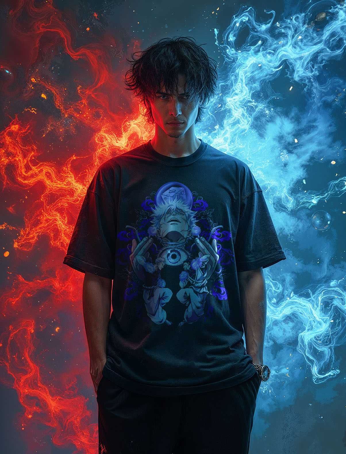 Gojo vs. Sukuna Showdown Vintage Tee