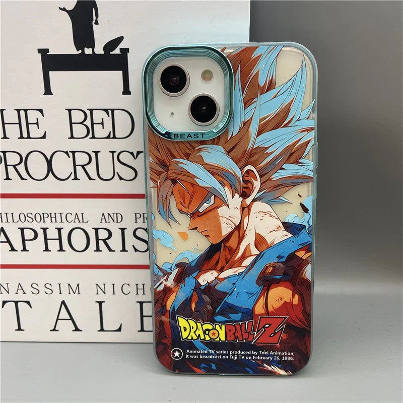 Goku Super Saiyan Blue Art iPhone Case