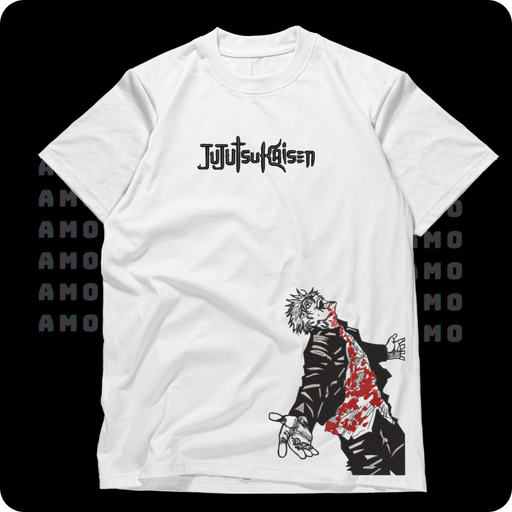 Gojo Satoru Jujutsu Kaisen embroidered T-shirt