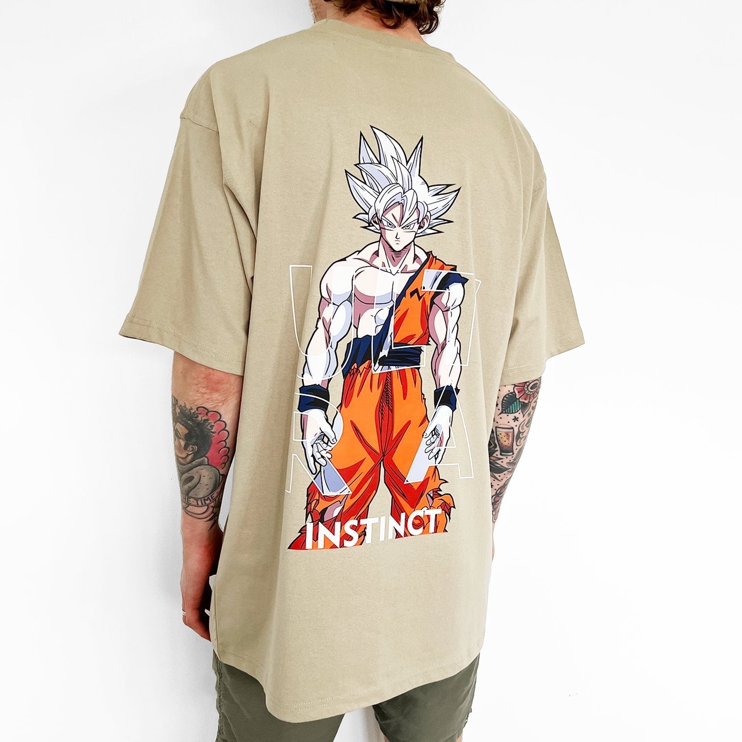 UI Goku Tee (beige)