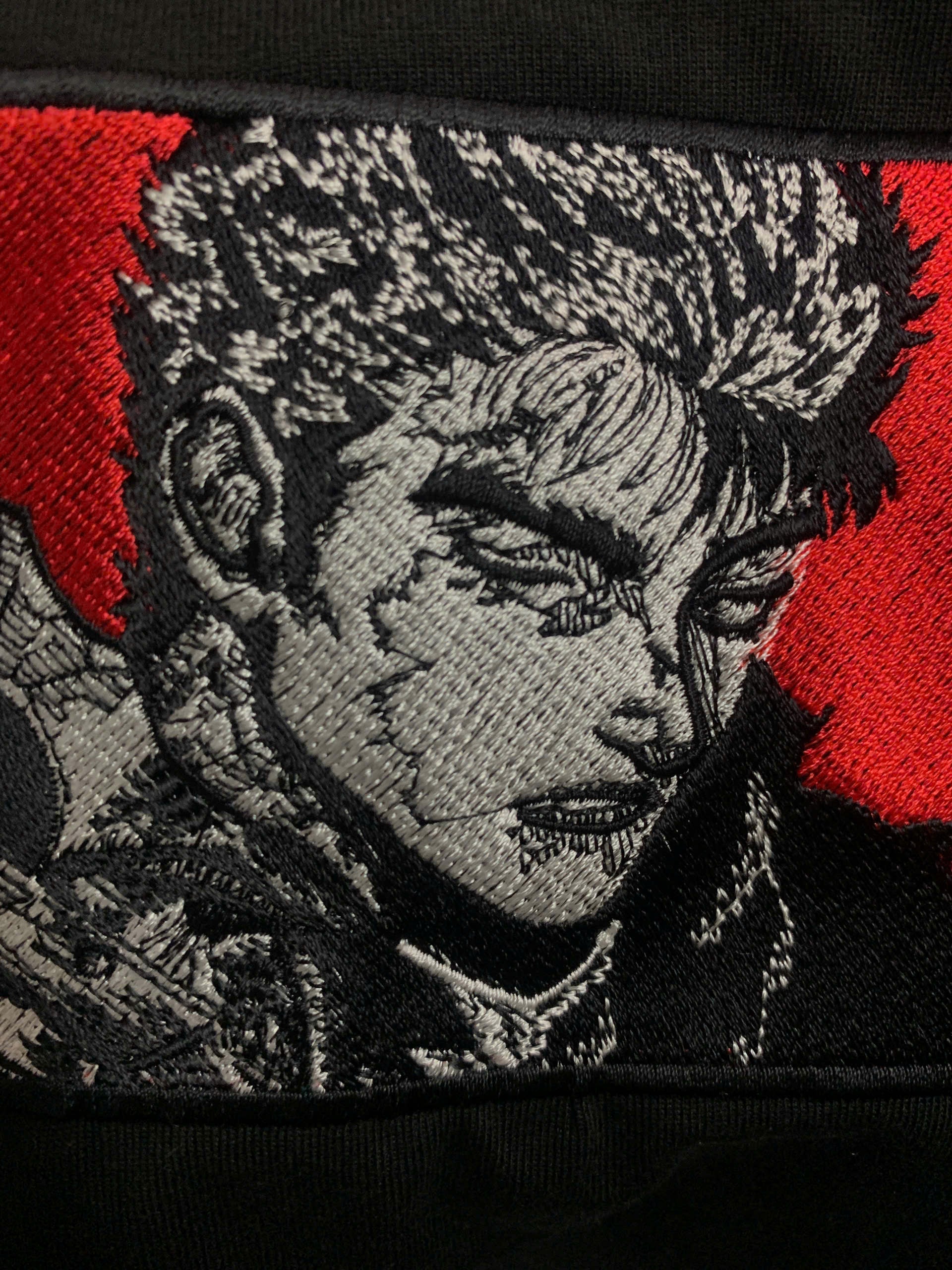 Guts Berserk Embroidered Patches Iron-On / IRON-ON OR SEW – High-Quality Anime Patch for Fans