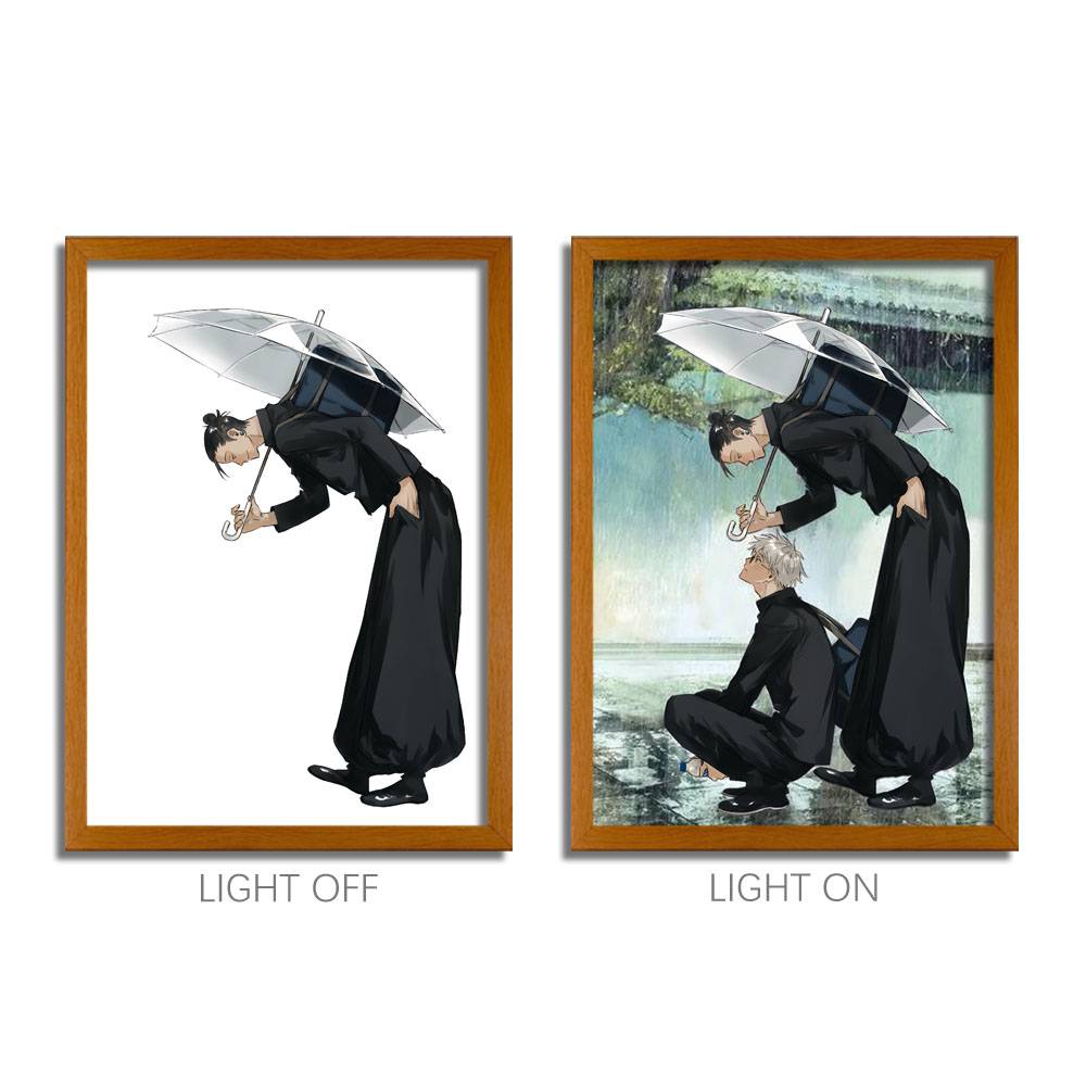 Jujutsu Kaisen Anime Light Box Series – LED Light Painting Frames & Wall Art