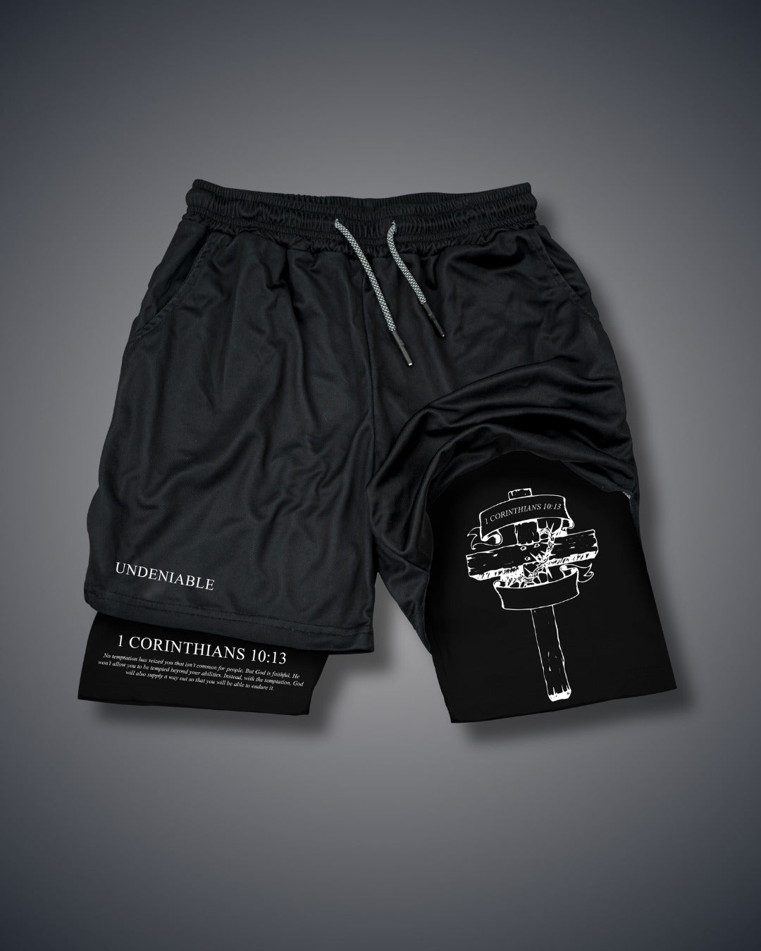 1 Corinthians 10:13 Cross Performance Shorts