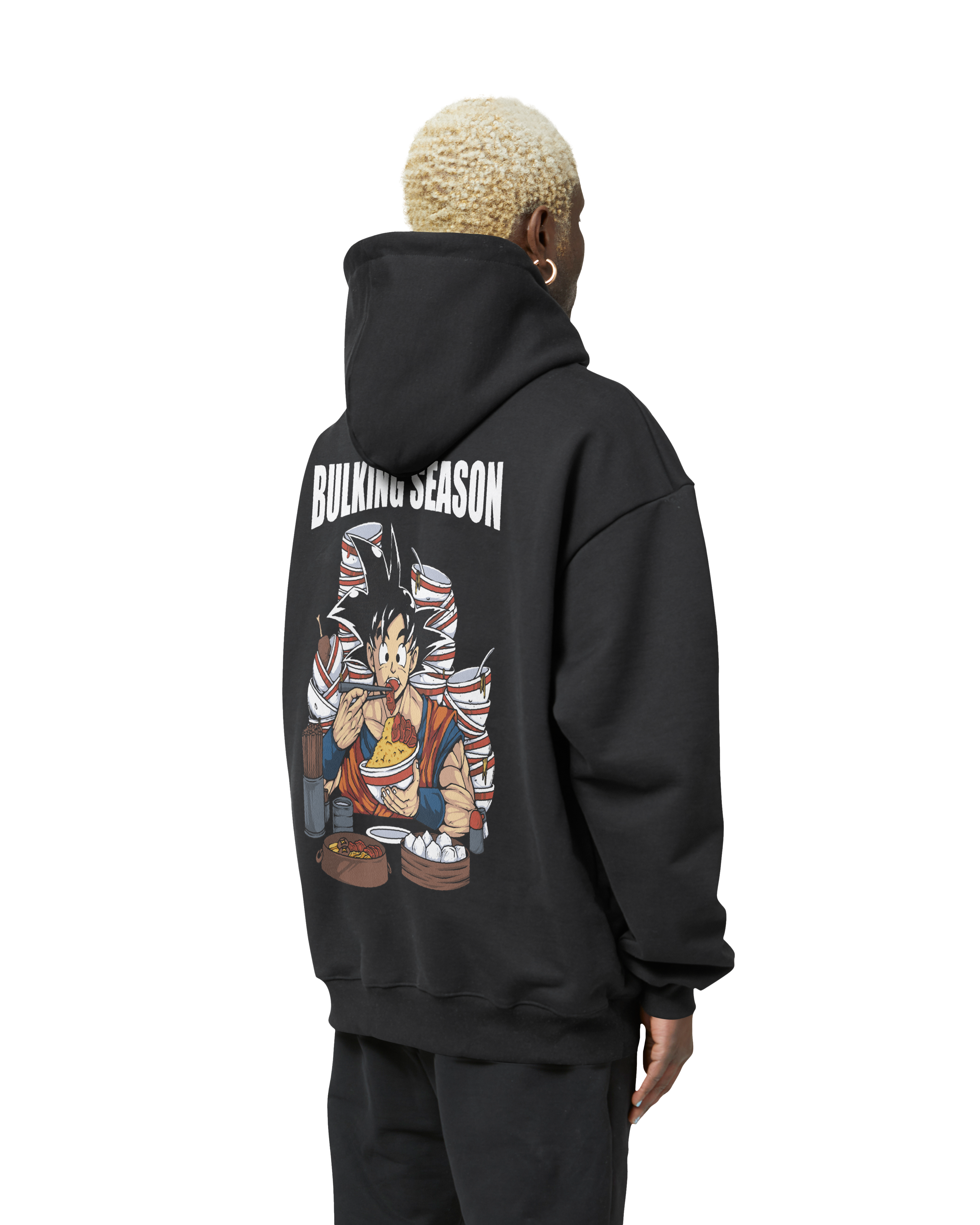 "SON GOKU x BULKING SEASON" - Heavy Oversized Hoodie