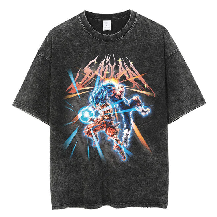 Saiyan Chronicles Vintage Washed Shirt
