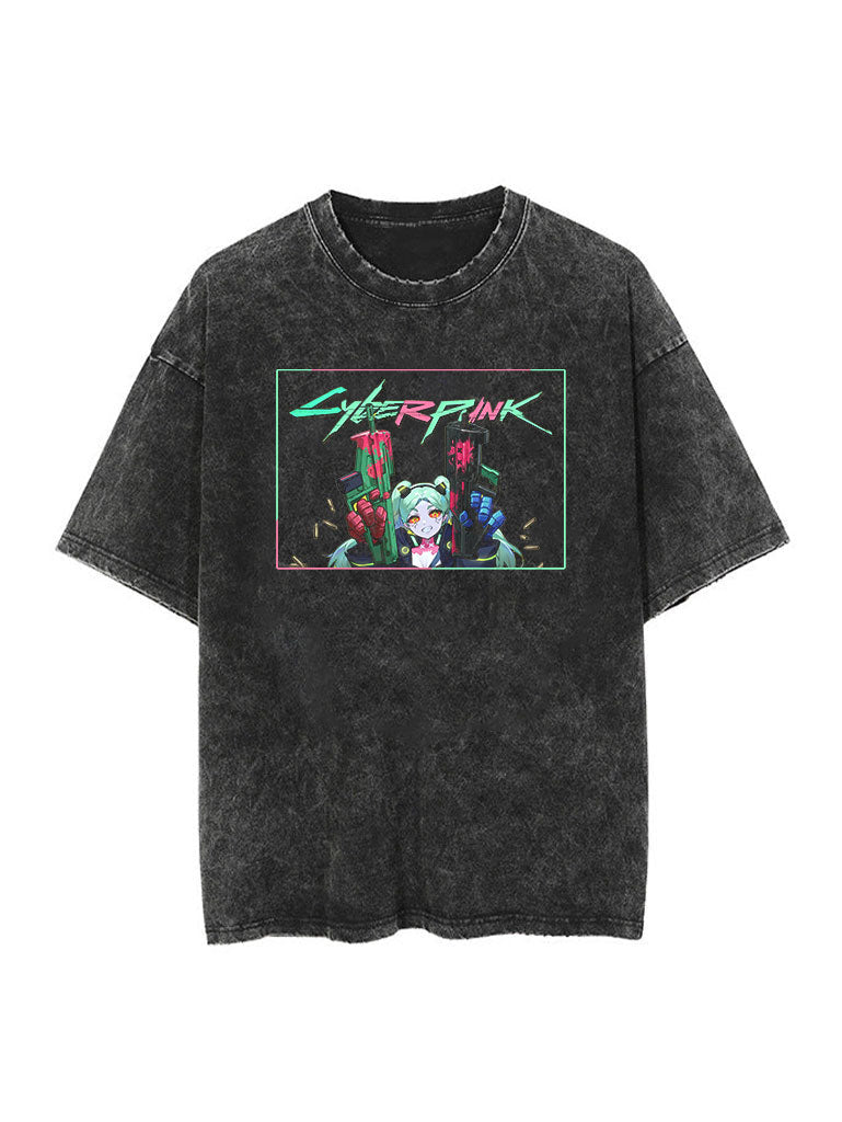 Rebecca Cyberpunk v2 Vintage Tee