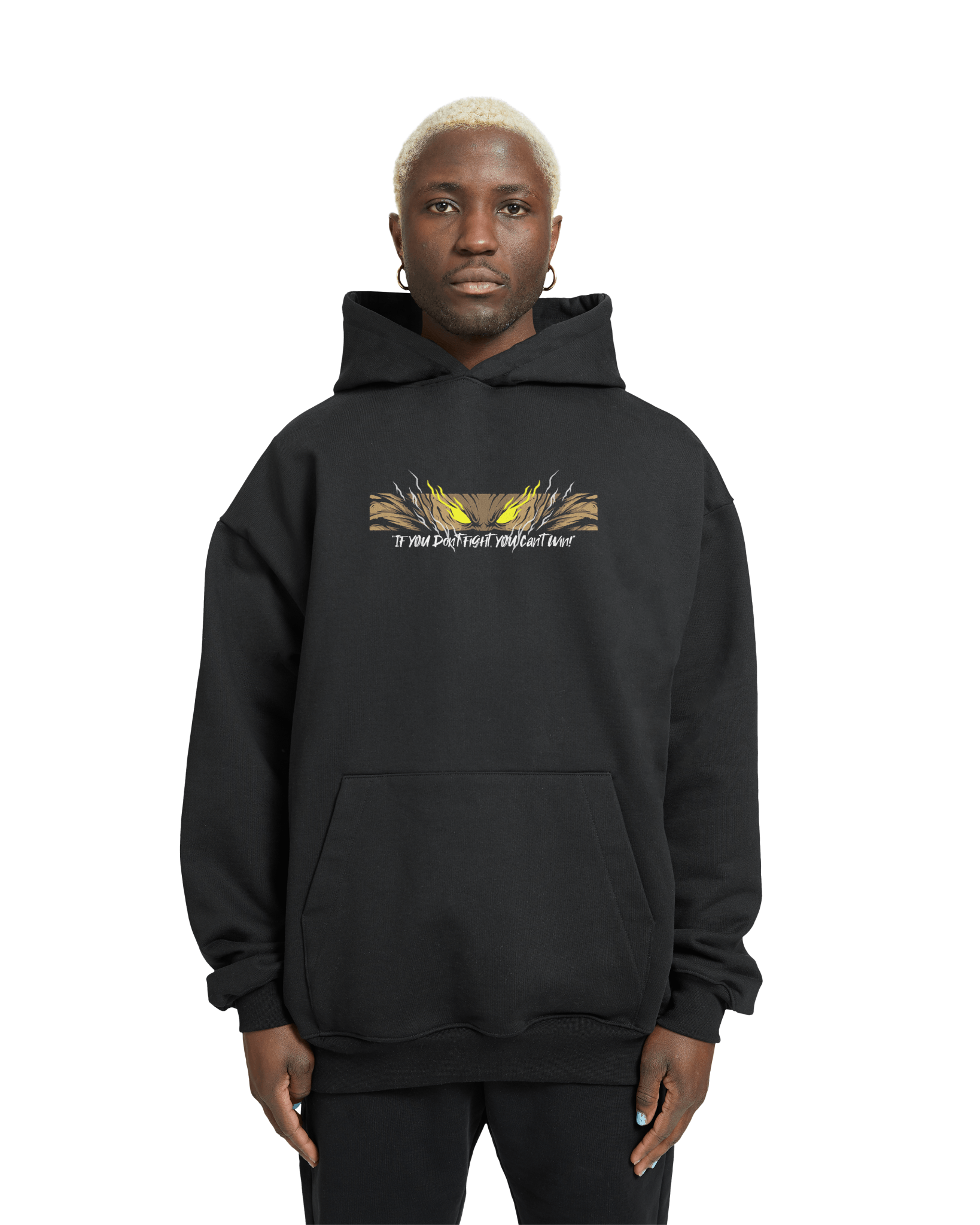 "EREN YAEGER x FIGHT" - Heavy Oversized Hoodie