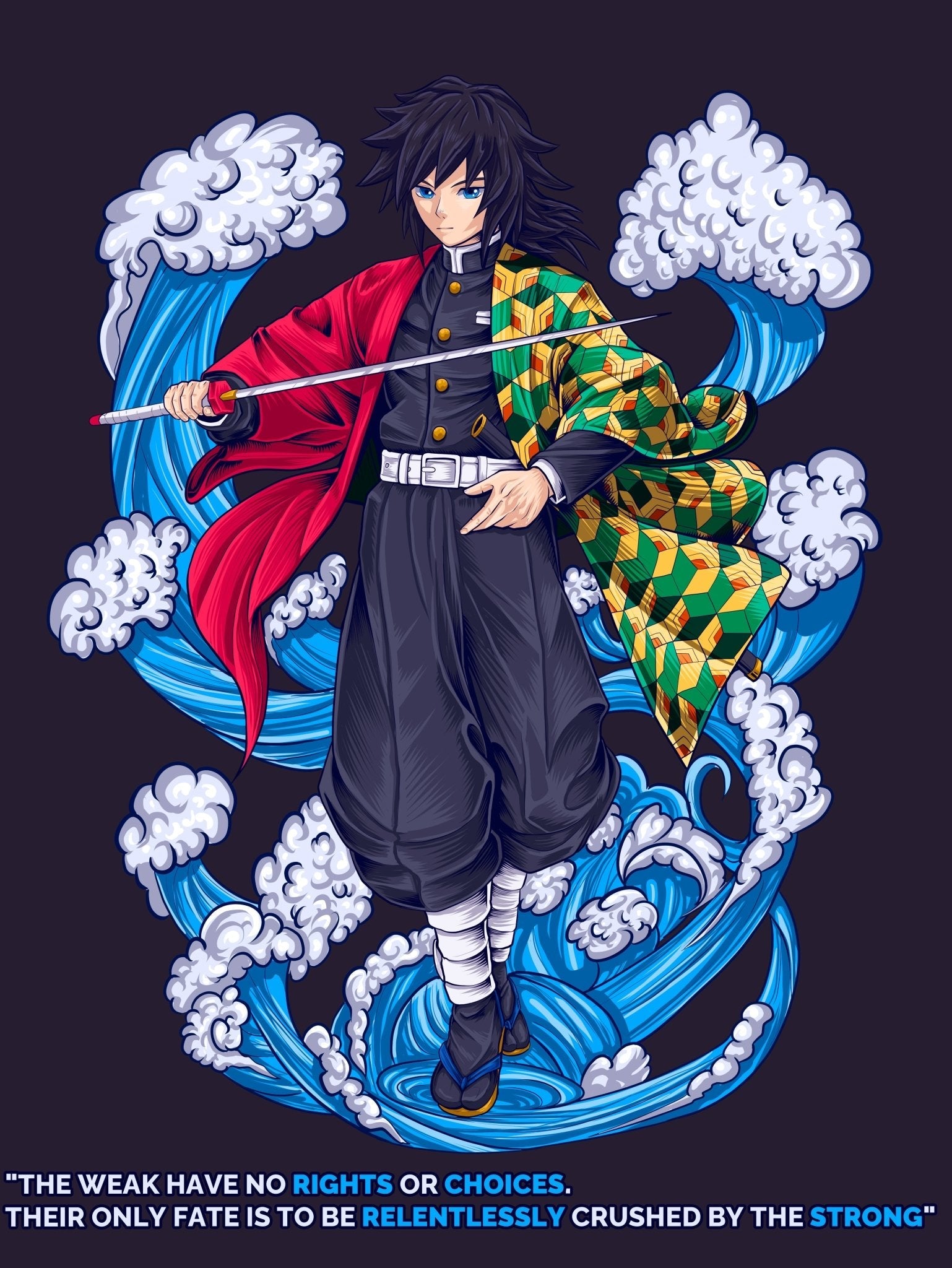 "GIYŪ TOMIOKA x THE WEAK" - Heavy Oversized Hoodie