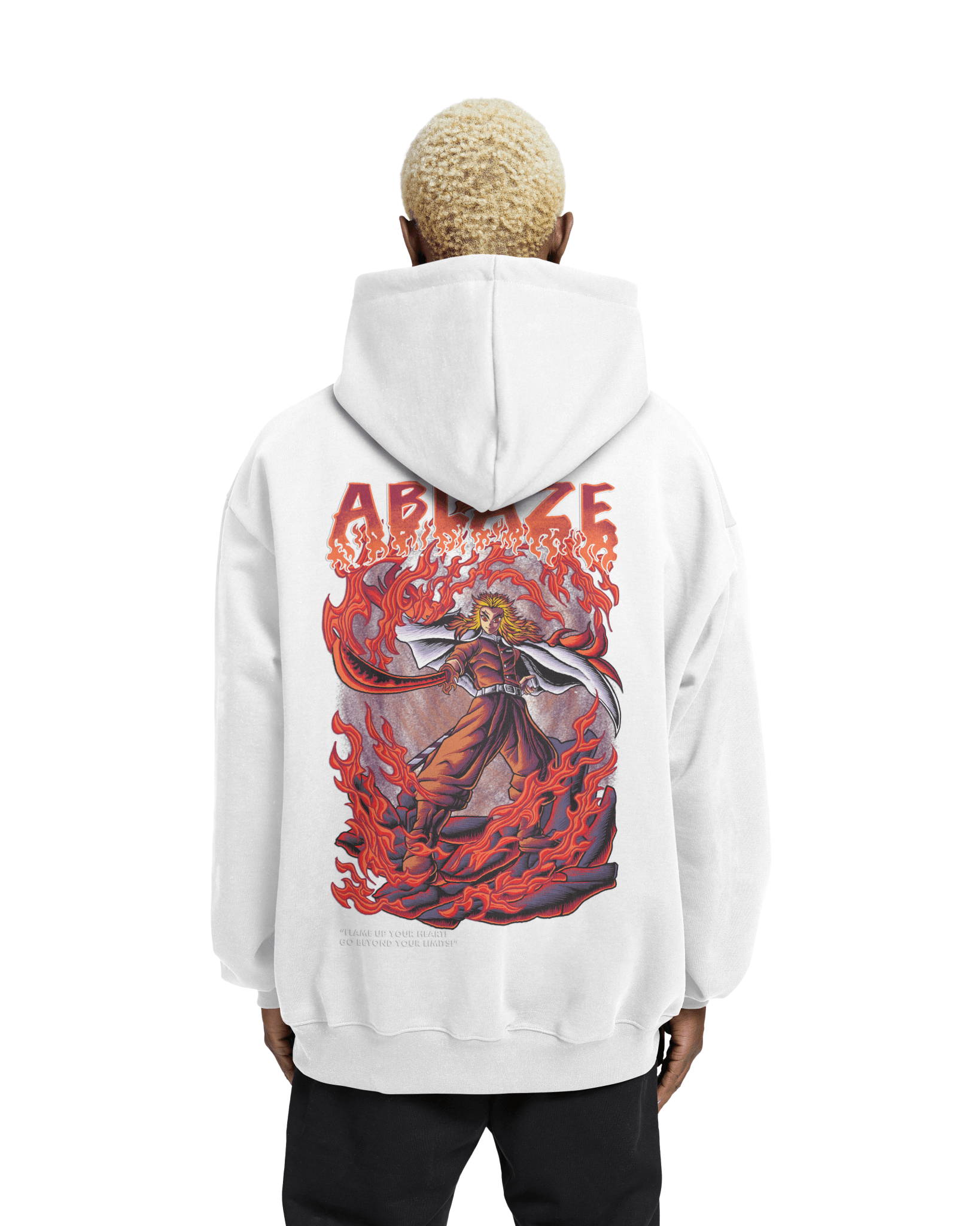 "RENGOKU x ABLAZE" - Heavy Oversized Hoodie