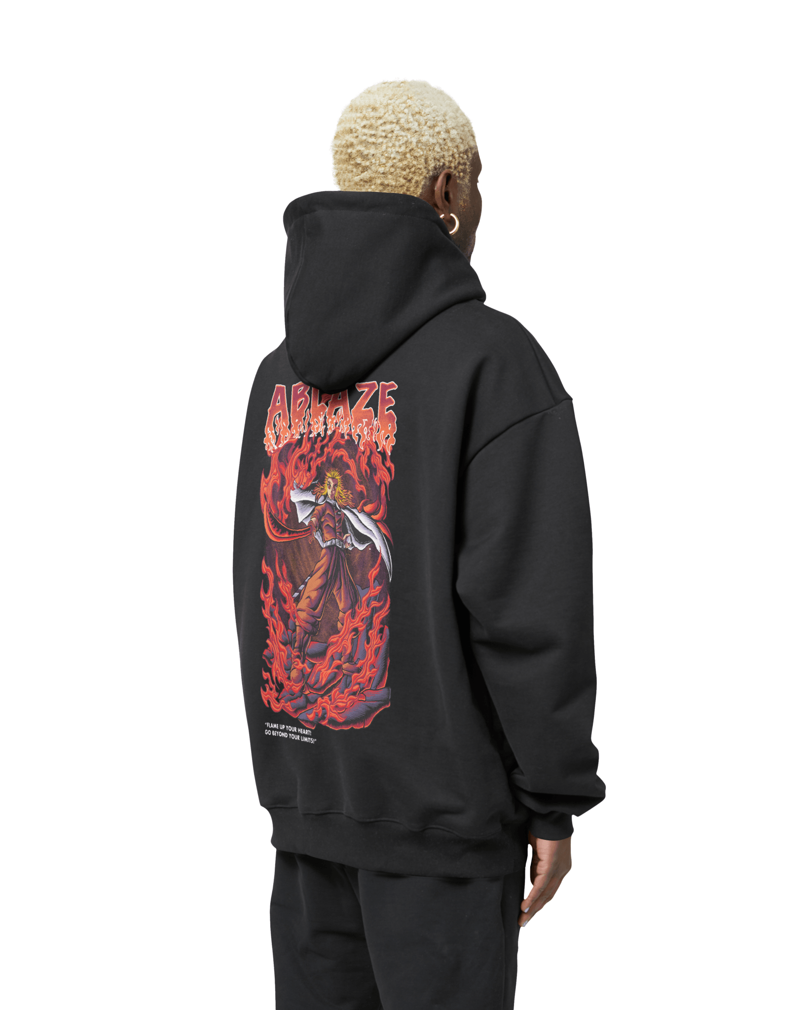 "RENGOKU x ABLAZE" - Heavy Oversized Hoodie