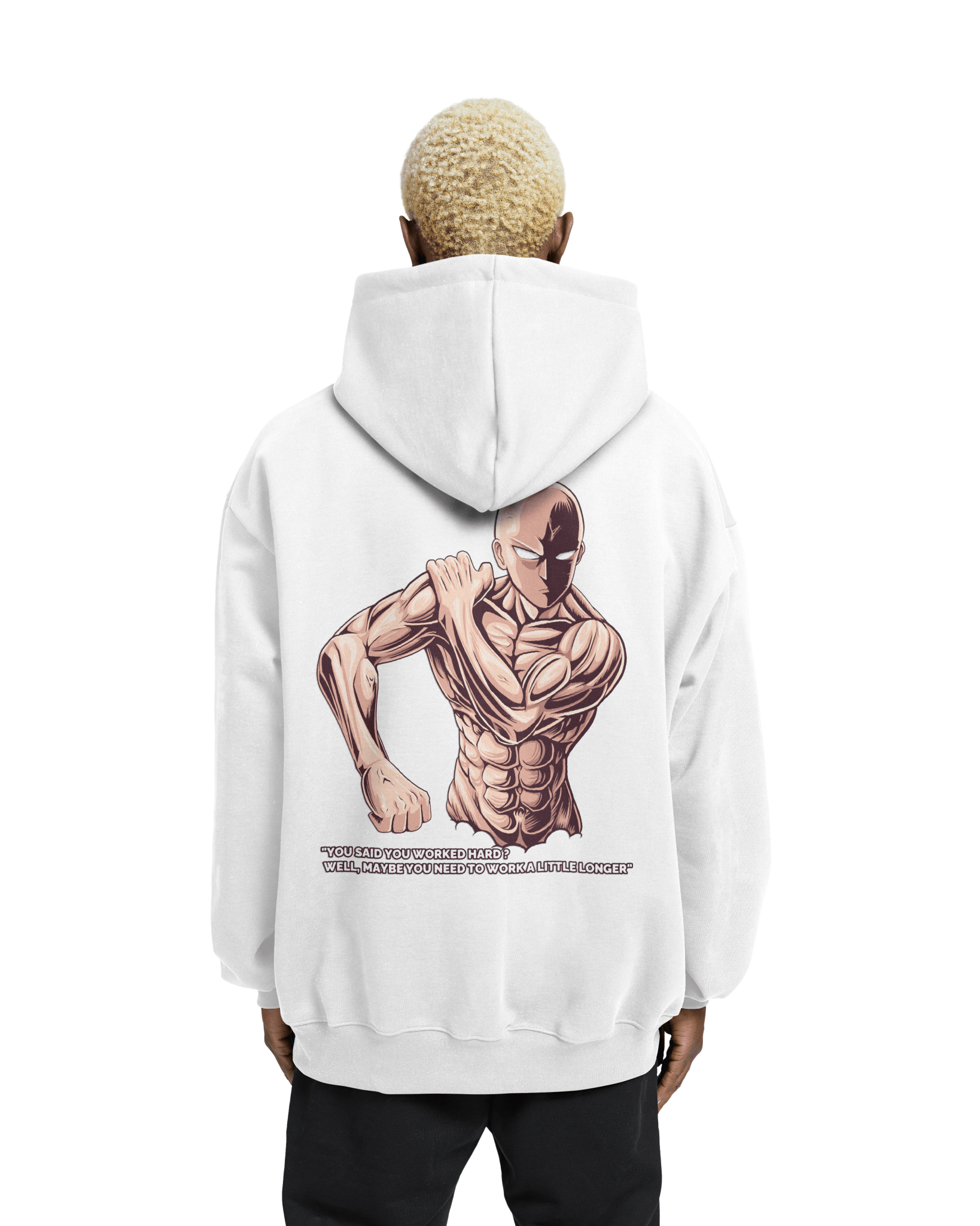 "SAITAMA x HARD WORK" - Heavy Oversized Hoodie